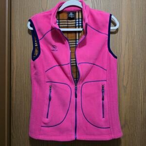RARE VTG Ssamzie Sport Sumulex Gorpcore Fleece Vest Korean Size 100 (US Women L)